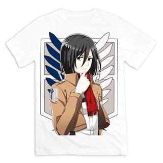 Áo thun nam nữ Mirako Attack on Titan 04 - Mikasa