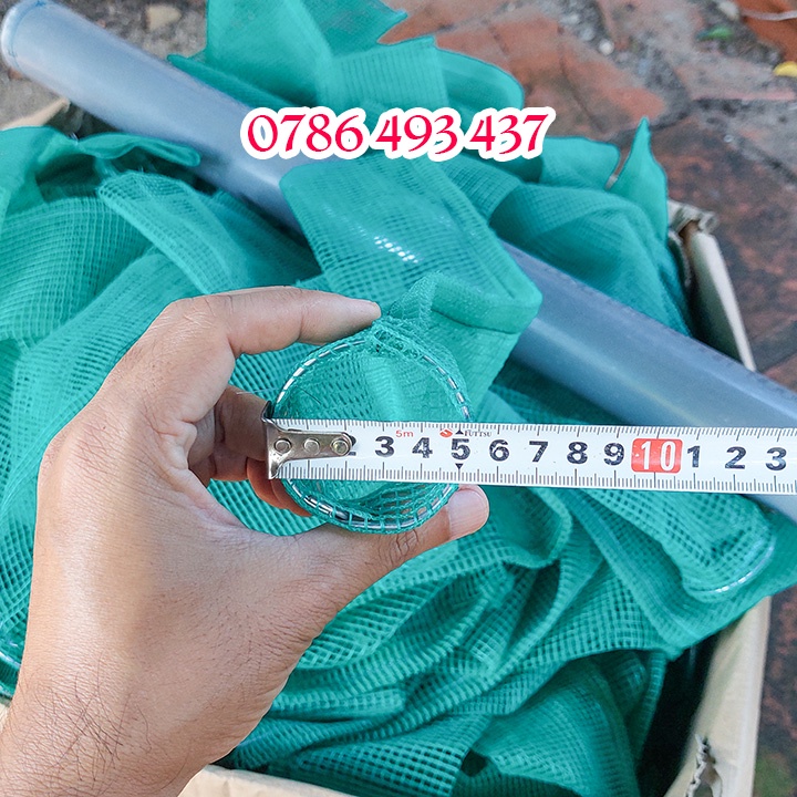 Túi Lưới Thở dùng làm phần đuôi trúm lươn để lươn vào không bị ngọp