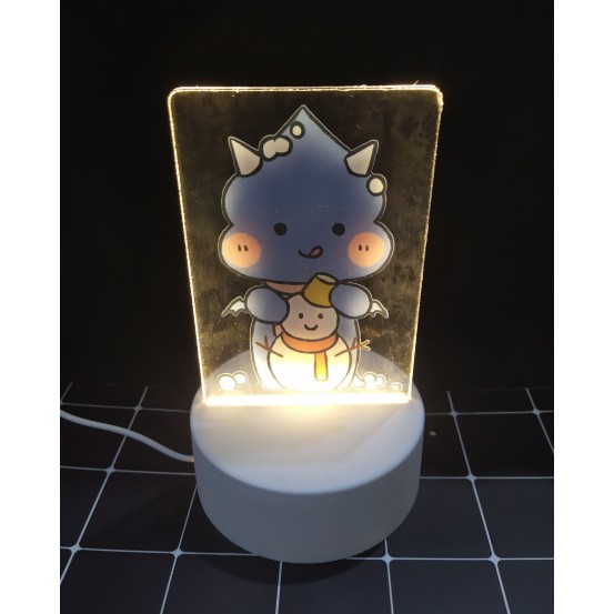 Đèn Led 3D khủng long DLI22 Đèn Ngủ 3D Sáng Tạo cute dễ thương