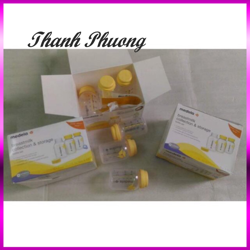 { SALE221 } Bình trữ sữa Medela 150ml nắp dầy chính hãng ( Hàng HoT )