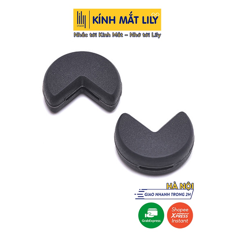 Đệm silicon chống trượt gọng kính cài đuôi gần tai hình tròn khuyết LILYEYEWEAR