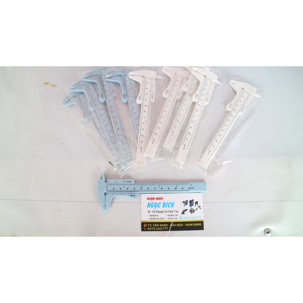 Thước Kẹp 120mm Bằng Nhựa Cao Cấp tiện dụng
