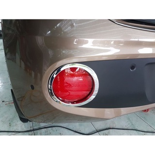 Ốp viền đèn gầm sau xe Hyundai I10 2018-2020 bản hatchback mẫu mạ crom