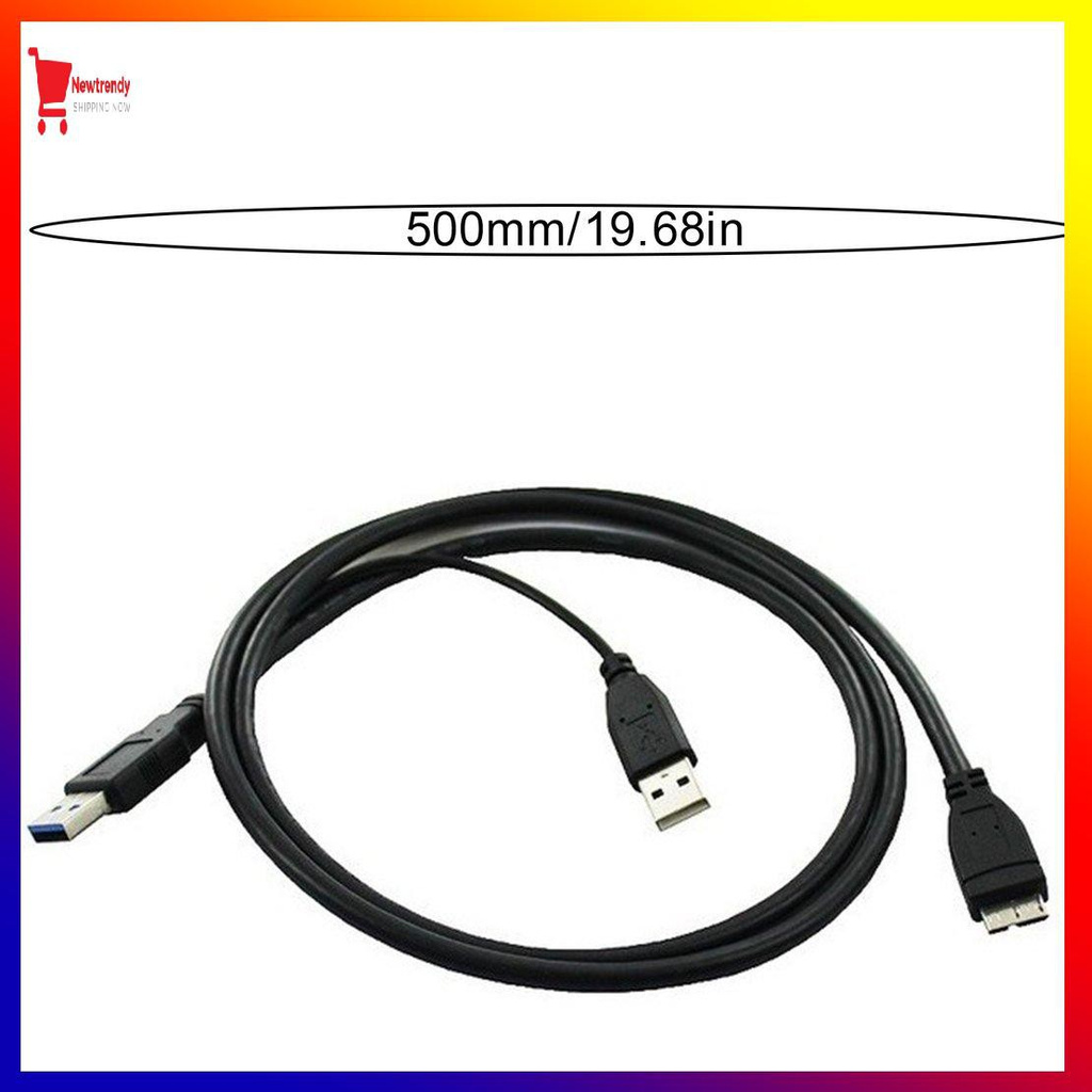 Dây Cáp Dữ Liệu Usb 3.0 (0601) Cho Ổ Cứng Di Động Micro-B | BigBuy360 - bigbuy360.vn