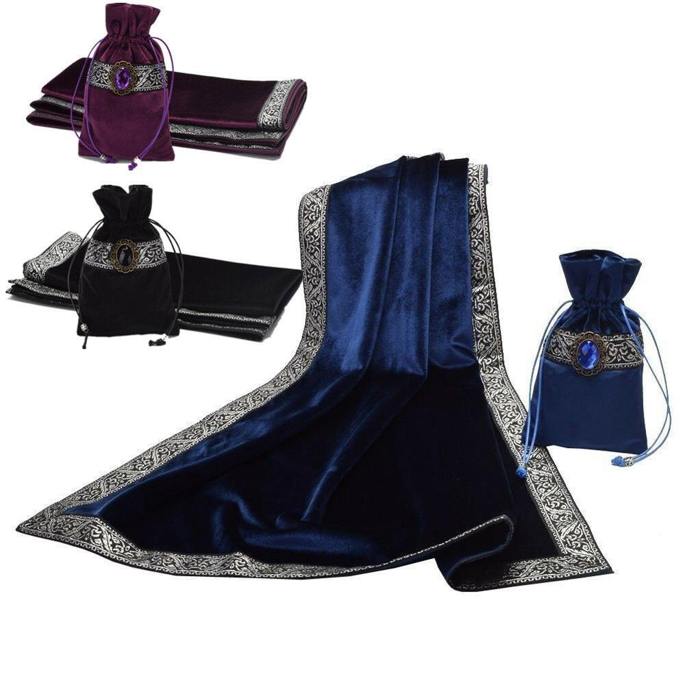Bộ Bài Tarot Hình Vuông Bằng Vải Nhung Độc Đáo