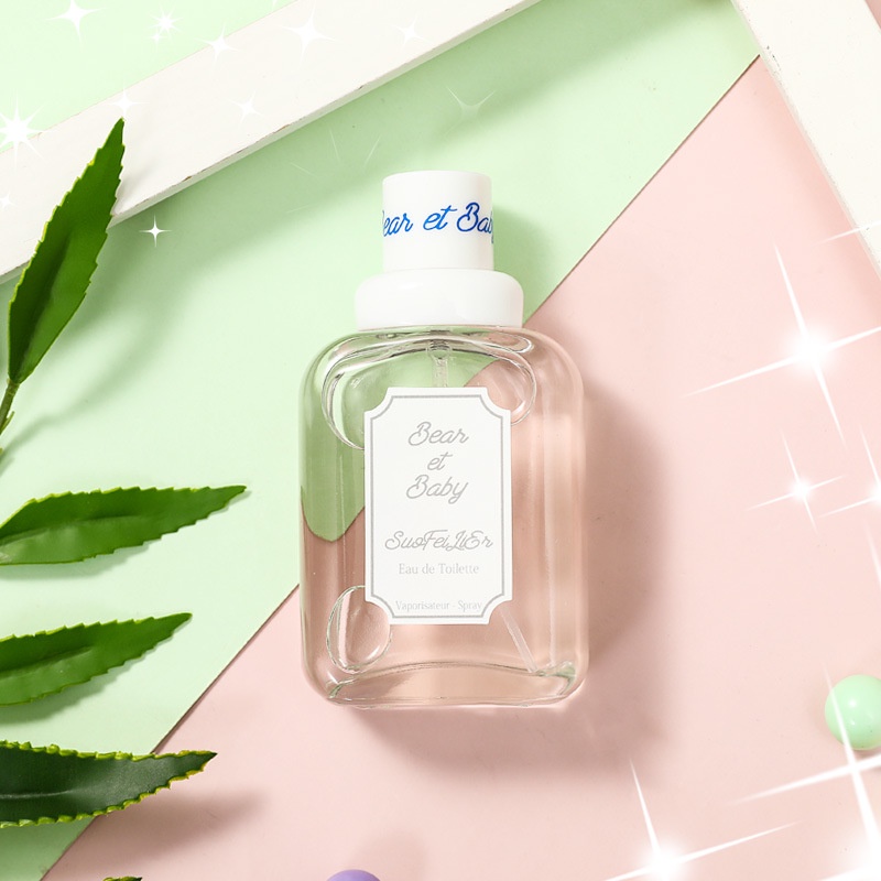 Nước hoa gấu con Hương đào Hương sữa🥛 Cô gái và cậu bé Làm mới và ngọt ngào Mùi nước hoa mờ nhạt DCH622