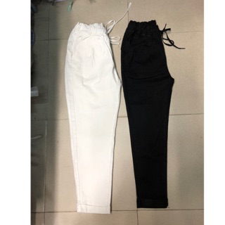 QUẦN BAGGY KAKI LƯNG THUN
