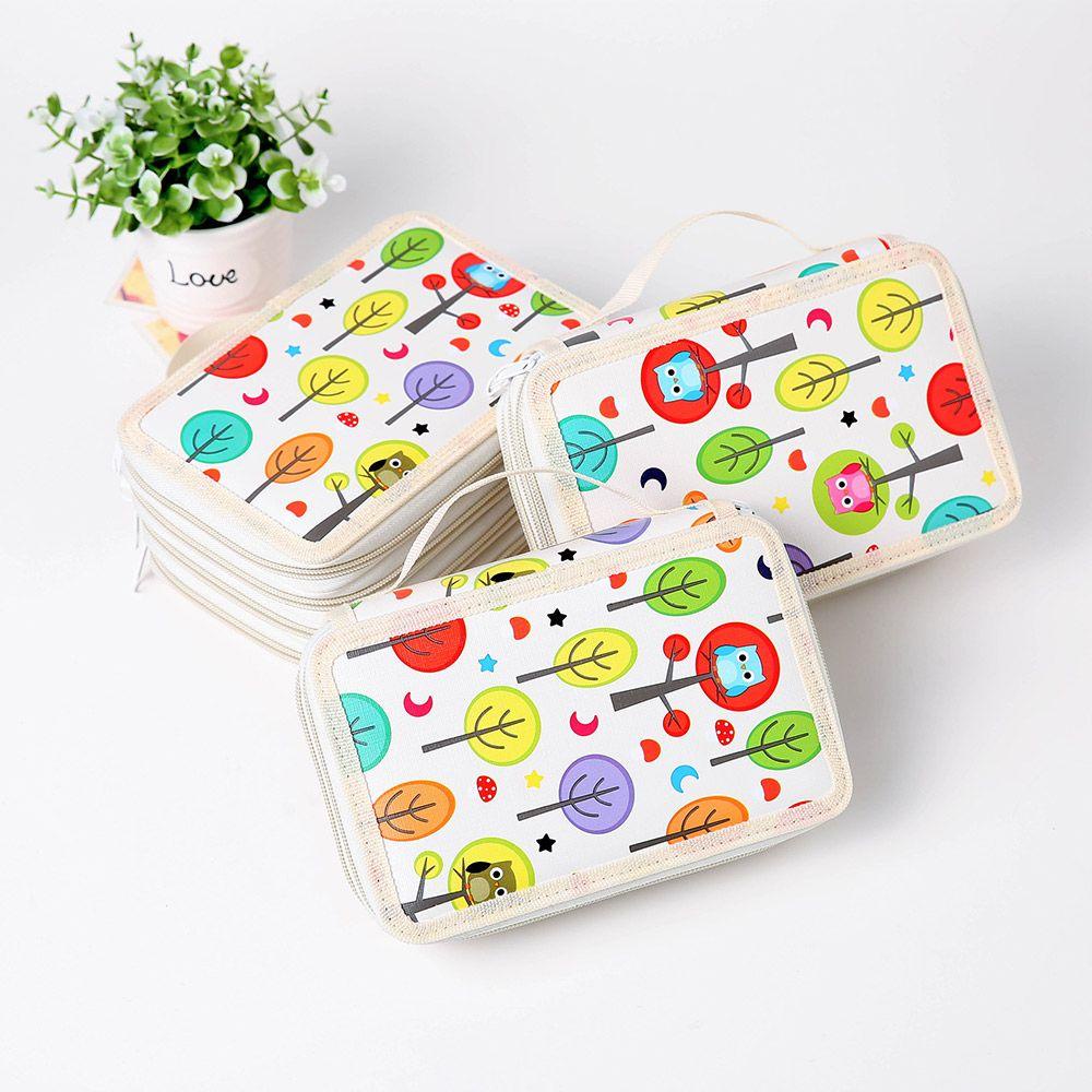 KUNHEV Túi Đựng Bút Chì 32 Lỗ Sức Chứa Lớn Màu Sắc Chất Lượng Cao