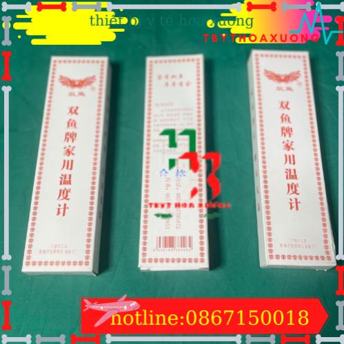 Com Bo 5 Cái Nhiệt Kế Thuỷ Ngân Dùng Đo Nhiệt Độ Phòng A-1