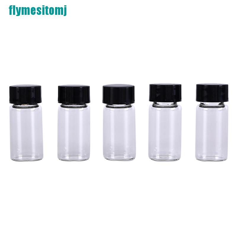 Bộ 5 Lọ Thủy Tinh 5ml Kèm Nắp Đậy