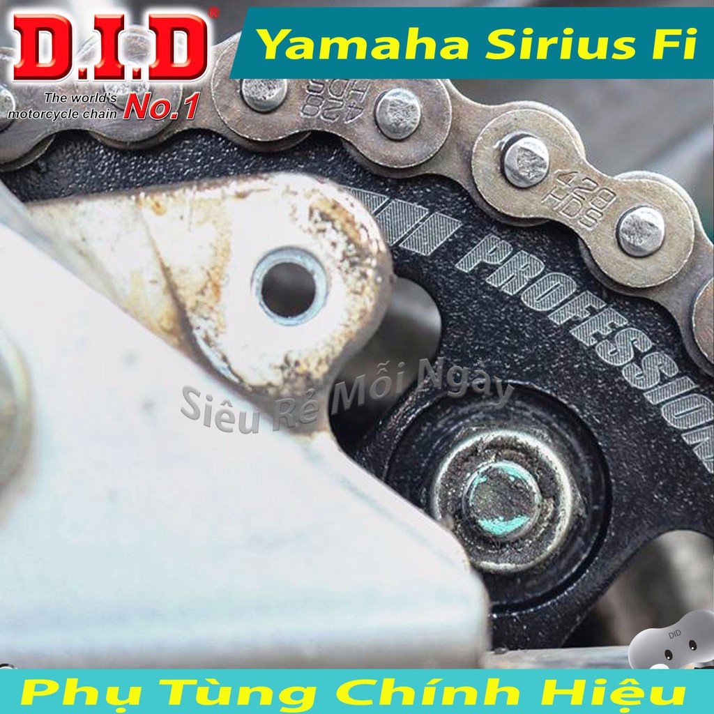 Bộ Nhông Sên Dĩa DID Yamaha Sirius Fi Sên DID 10Ly Thái Lan