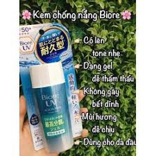 Kem chống nắng Biore UV Aqua 90ml dạng gel chai cứng