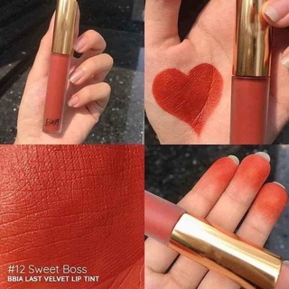 Son Bbia 12 màu cam cháy (Son Bbia Last Velvet Lip Tint)