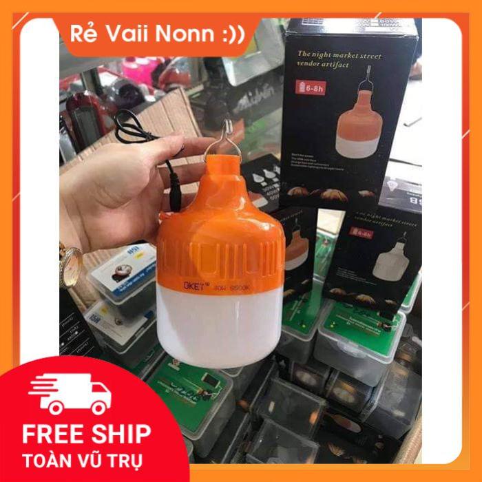 Bóng đèn tích điện 100w dùng được từ 6h đến 8h hàng nhập khẩu, bóng tích điện thông minh GDMN