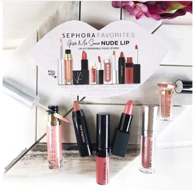 (CÓ TÁCH SET) SET SON NUDE LIP