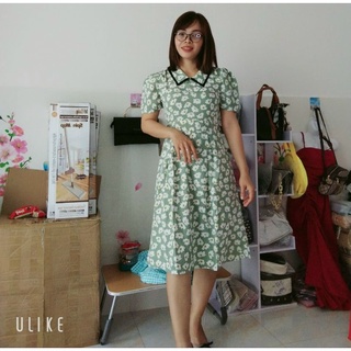 Đầm hoa cúc váy hoa cúc