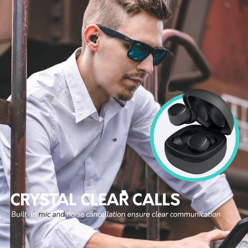 Tai Nghe Bluetooth Không Dây Tws HIFI IPX6 Chống Nước Kèm Mic Cho Điện Thoại tai nghe bluetooth tai nghe loa bluetooth tai nghe không dây loa bluetooth mini