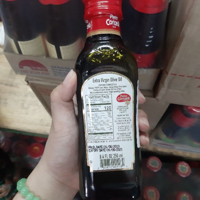 (Loại 1)Dầu Oliu Ý Extra VirGin 250ml