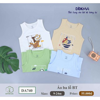 DA740 Áo ba lỗ nhí BT Dokma (9-24M)