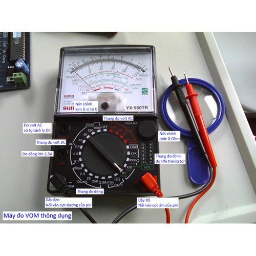 Đồng hồ đo kim vạn năng VOM SAMWA YX-360Tr