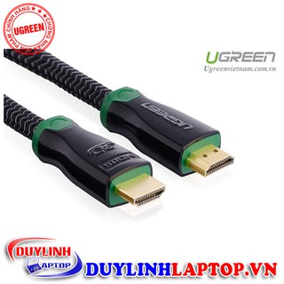 Cáp hdmi bọc lưới cao cấp dài 5m chính hãng ugreen 10294 - cáp hdmi chính hãng chất lượng cao