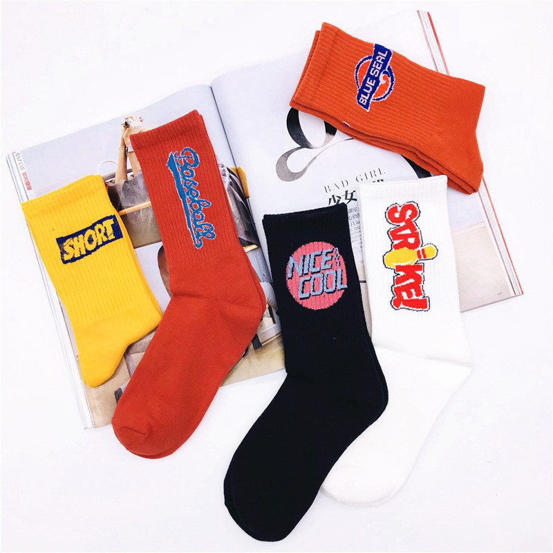 Vớ Cotton In Họa Tiết Vui Nhộn Dành Cho Nam Và Nữ | BigBuy360 - bigbuy360.vn