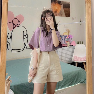 Quần short thô