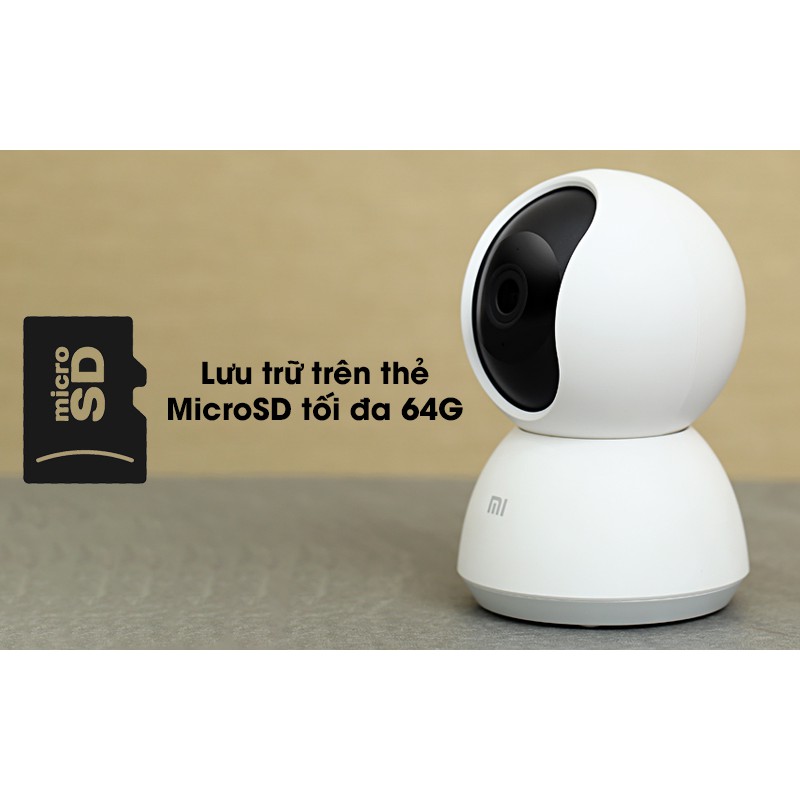 [Mã ELMS4 giảm 7% đơn 500K] Camera Xiaomi Mi Home Security Xoay 360 độ - Hàng Chính Hãng Digiworld | BigBuy360 - bigbuy360.vn