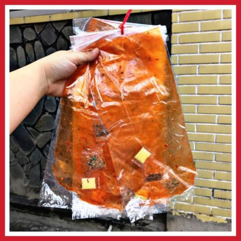 Bánh tráng tôm dẻo cuốn bơ Tây Ninh 30cm - 1 xâu bánh tráng