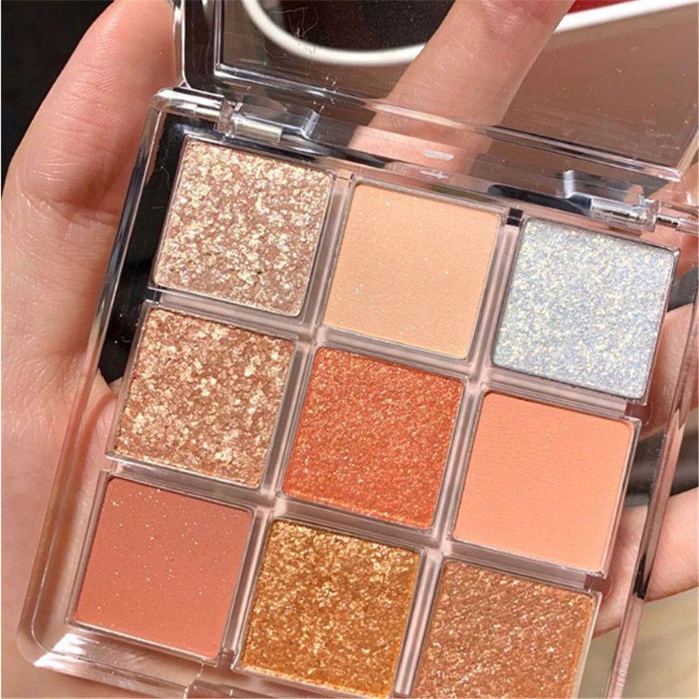 Bảng Phấn Mắt 9 Màu Trong Suốt Ánh Ngọc Trai Lâu Trôi BORAG