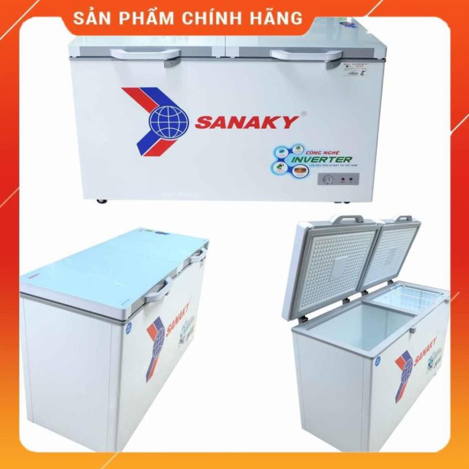 [ FREE SHIP KHU VỰC HÀ NỘI ] Tủ đông Sanaky Inverter VH-3699A4K mặt kính cường lực  - Bmart247 24/7