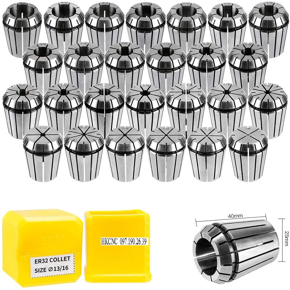 1 ỐNG  KẸP ER32, Collet  ER32