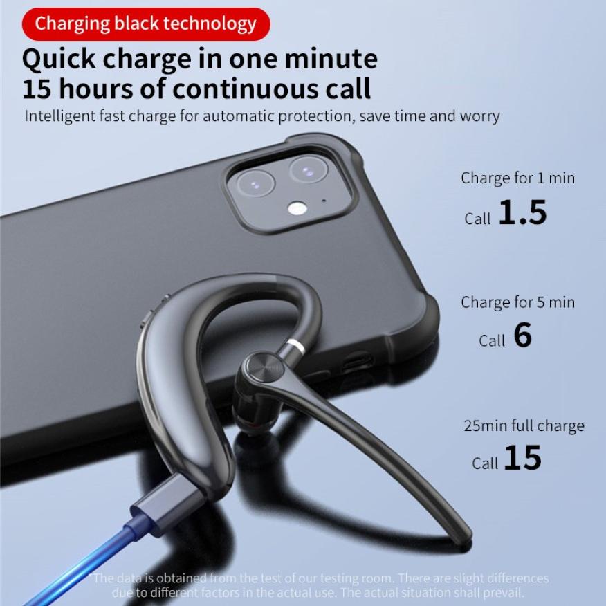 Tai Nghe Đơn Không Dây Kebidumei S209 Bluetooth 5.0 Kèm Micrô Hỗ Trợ Gọi Điện Lái Xe Rảnh Tay