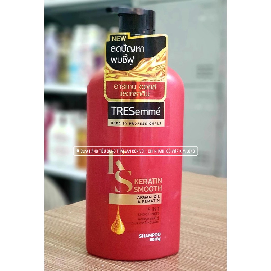 Combo 2 chai DẦU GỘI TRESEME 450ML THÁI LAN - combo 2 dau goi treseme