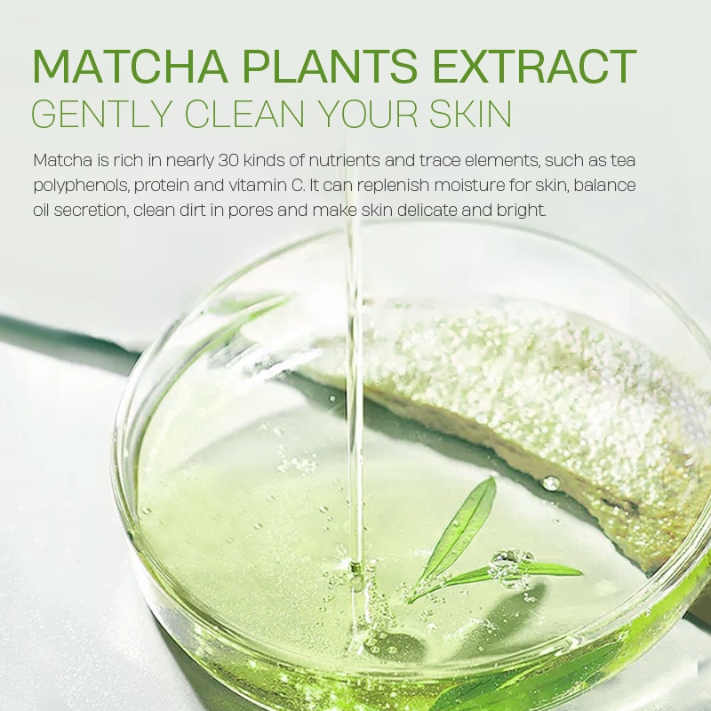 Mặt nạ bùn LAIKOU chiết xuất matcha làm sạch sâu 80g