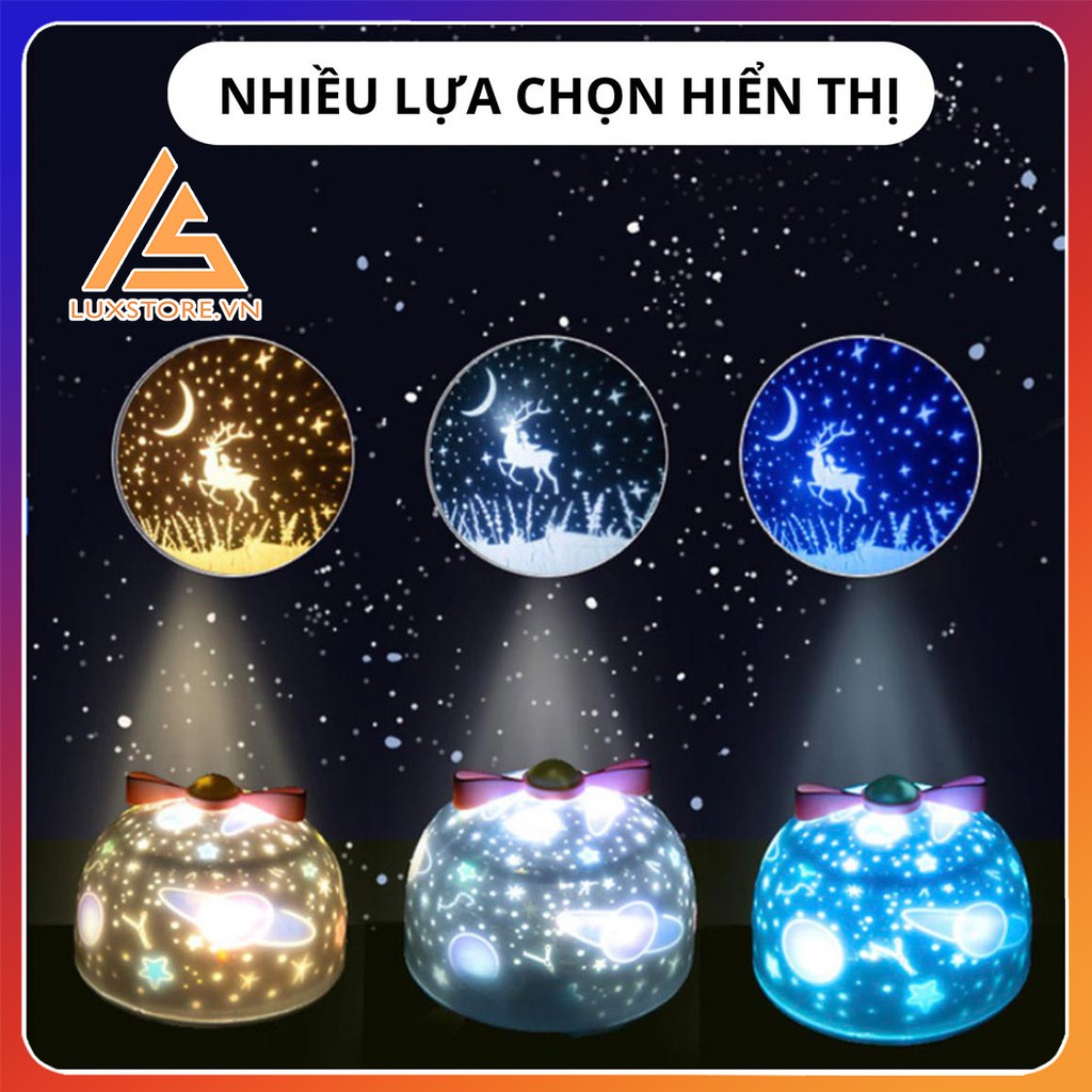 ĐÈN NGỦ CHIẾU SAO PHÁT NHẠC BLUETOOTH CHIẾU TRẦN XOAY TỰ ĐỘNG SIÊU ĐẸP CHO MẸ VÀ BÉ | BigBuy360 - bigbuy360.vn