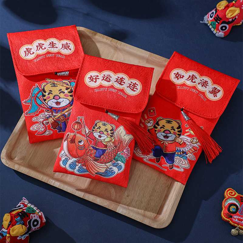 2022 bao lì xì đỏ phong cách Trung Hoa 1PC