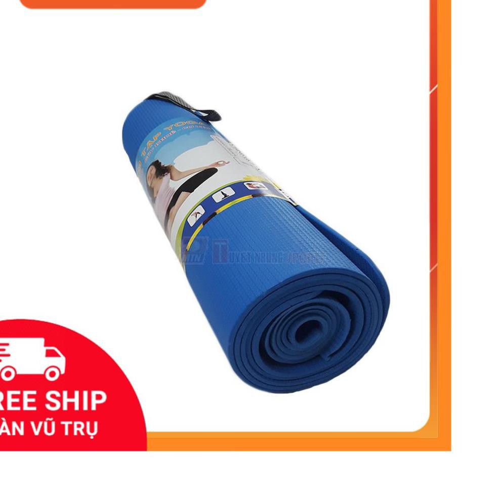 Thảm Yoga Âu Lạc Cao Cấp Đủ 4 Màu Kèm Túi - Kích Thước 65cm x 175cm x 6cm .