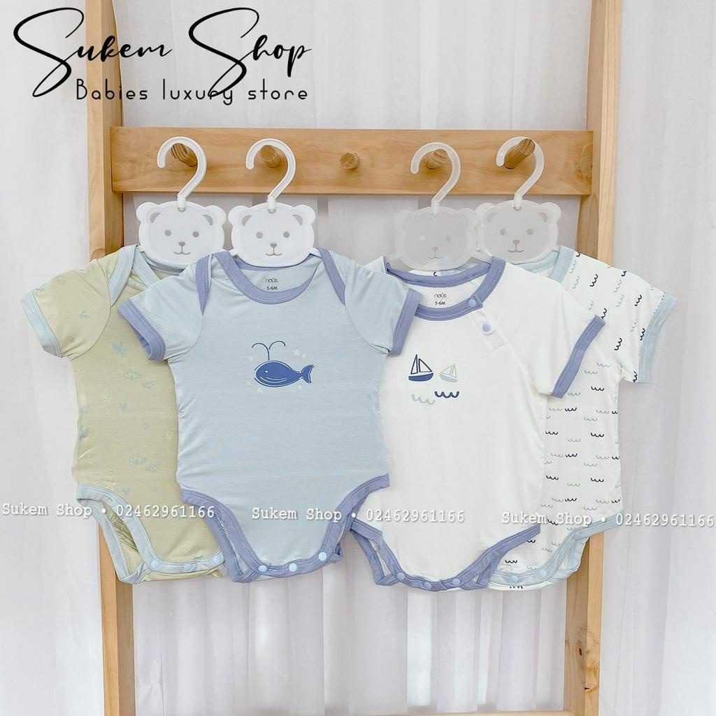 [NOUS] Set 2 Bodysuit Cộc Tay Nous 2023 Cho Bé