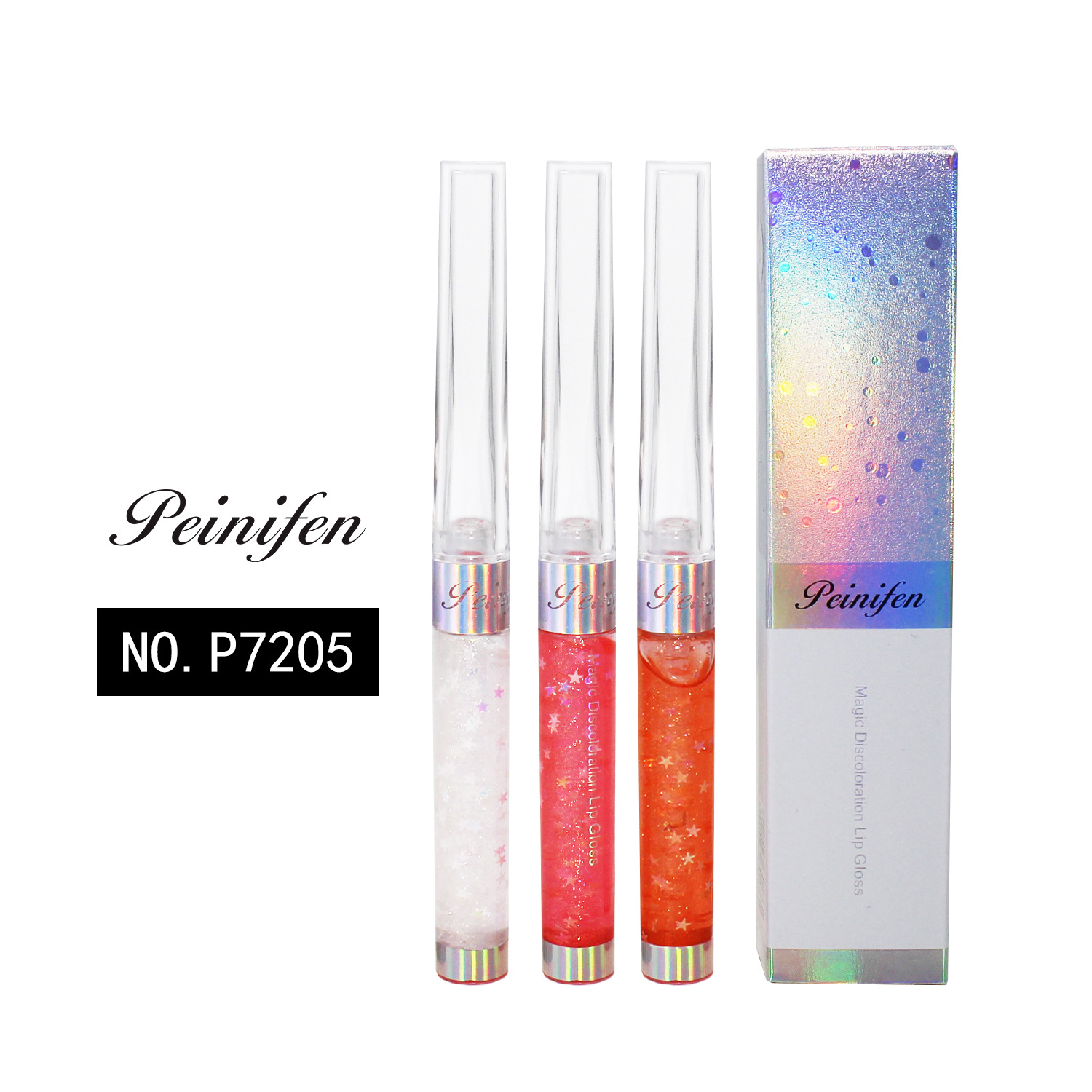 Dudu lip gloss transparent water glass lip pearlescent flashing moisturizing lip glaze lip gloss P7205 SAYANG