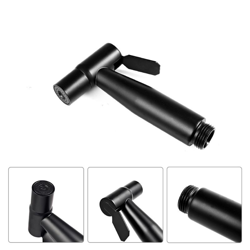 Xịt vệ sinh đen,  xịt vệ sinh inox 304 tỉnh điện đen cao cấp