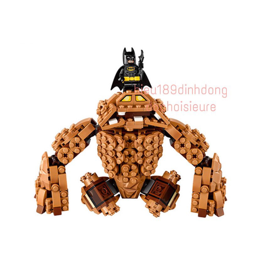 Lắp ráp xếp hình 70904 10632 : người dơi batman tấn công quái vật đất đá 460 mảnh