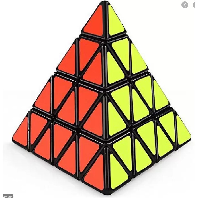 [Mã LIFETOYS1 giảm 30K đơn 99K] Rubik Biến Thể Qiyi Pyraminx 4x4. Rubic Tam Giác 4 Tầng