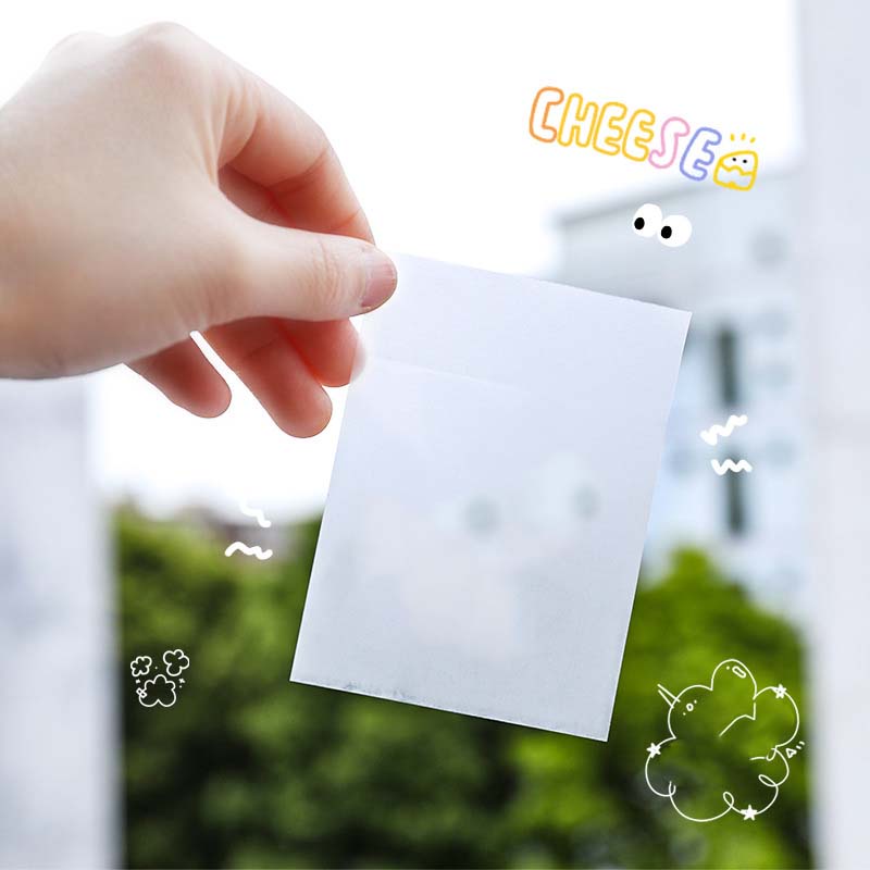 Giấy note trong suốt ghi chú cute dễ thương dán đánh dấu trang nhỏ - VPPGC01