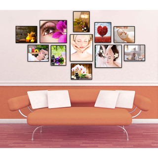 BỘ 11 TRANH TẤM CỨNG DÁN SPA + NAIL