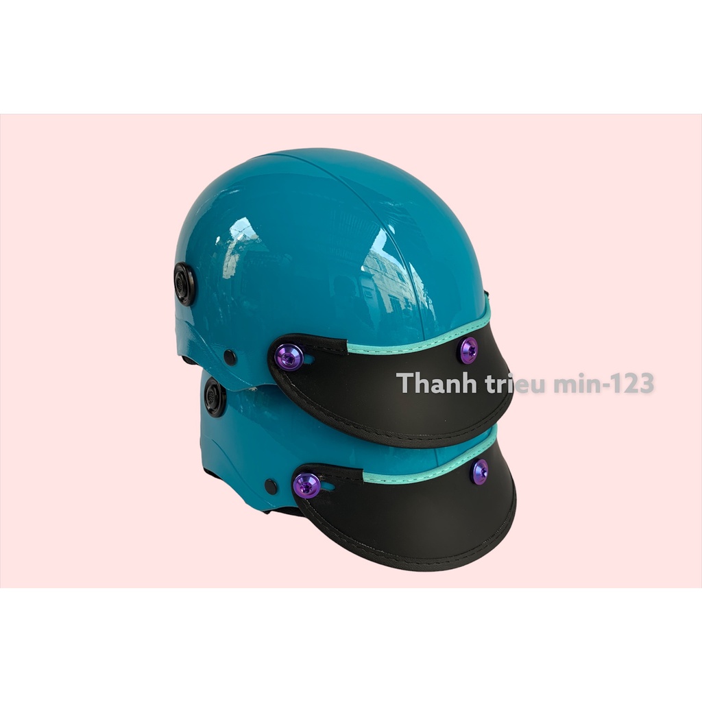 Nón Bảo Hiểm Ốc Titan GR5 Sơn Nano Cực Chất ảnh thật 100% tặng sticker đáng yêu