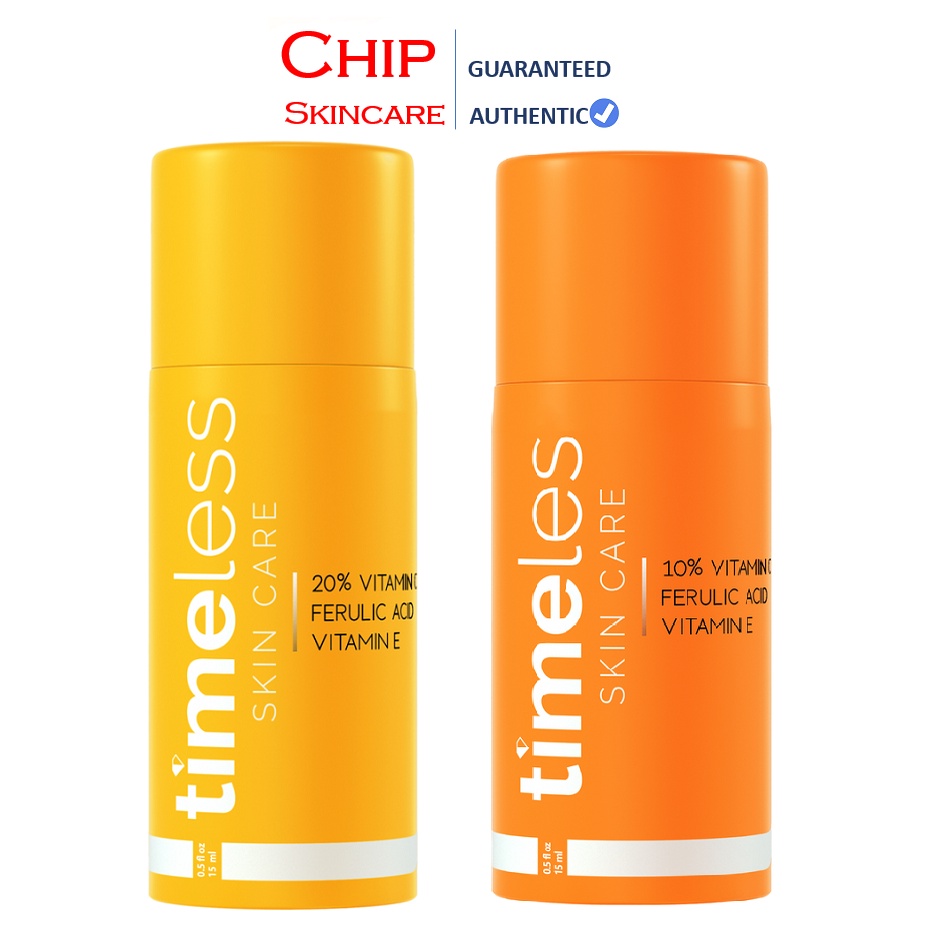 Tinh Chất Dưỡng Sáng Da Timeless 20% Vitamin C + Vitamin E + Ferulic Acid Serum [ Serum Timeless Vitamin C 20% ] 30ml