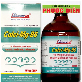 Calci-mg-b6 - dung dịch cho gia súc, gia cầm