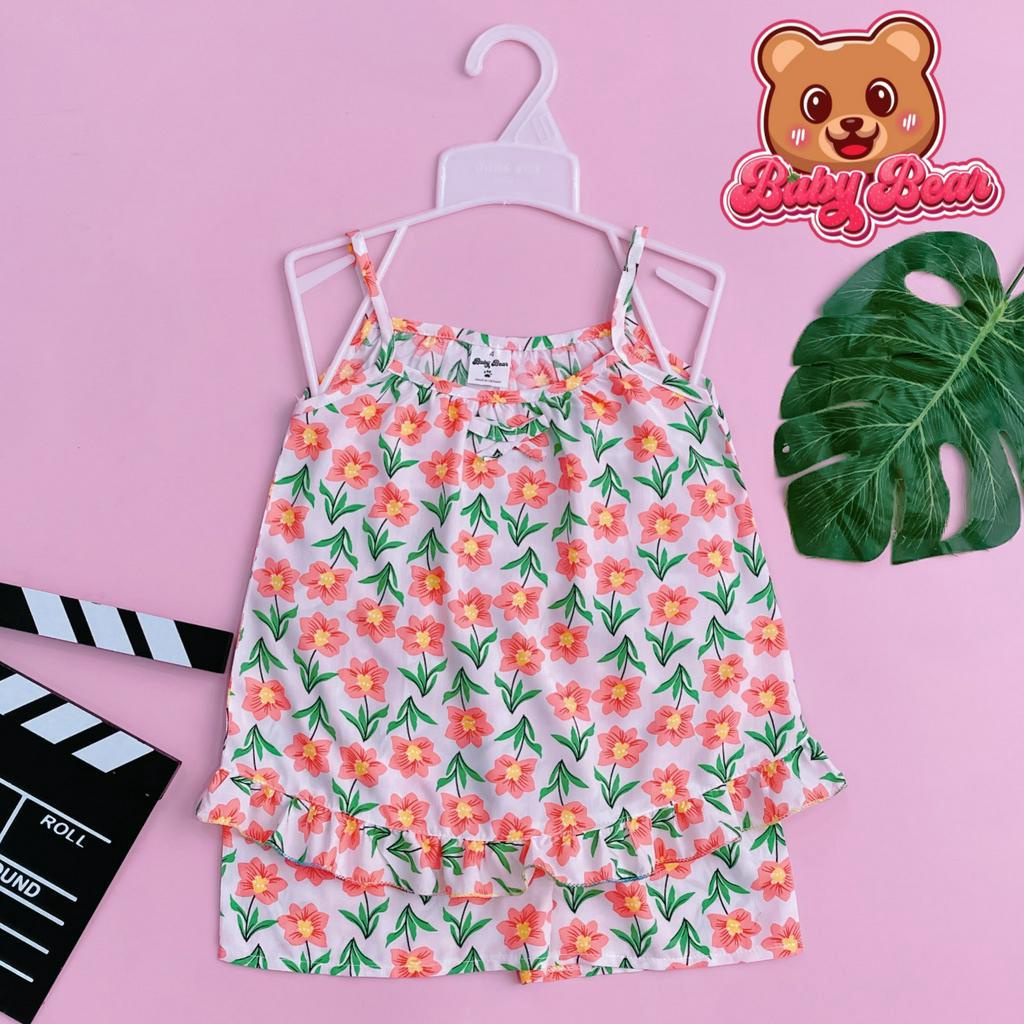 Bộ lanh bé gái 2 dây nhỏ babybearvn 10-48kg