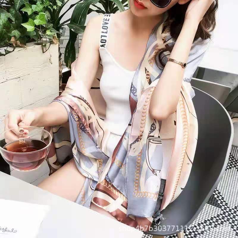 Khăn choàng lụa Hàn Châu mềm mịn dài 175cm rộng 90 nhiều mẫu 2022